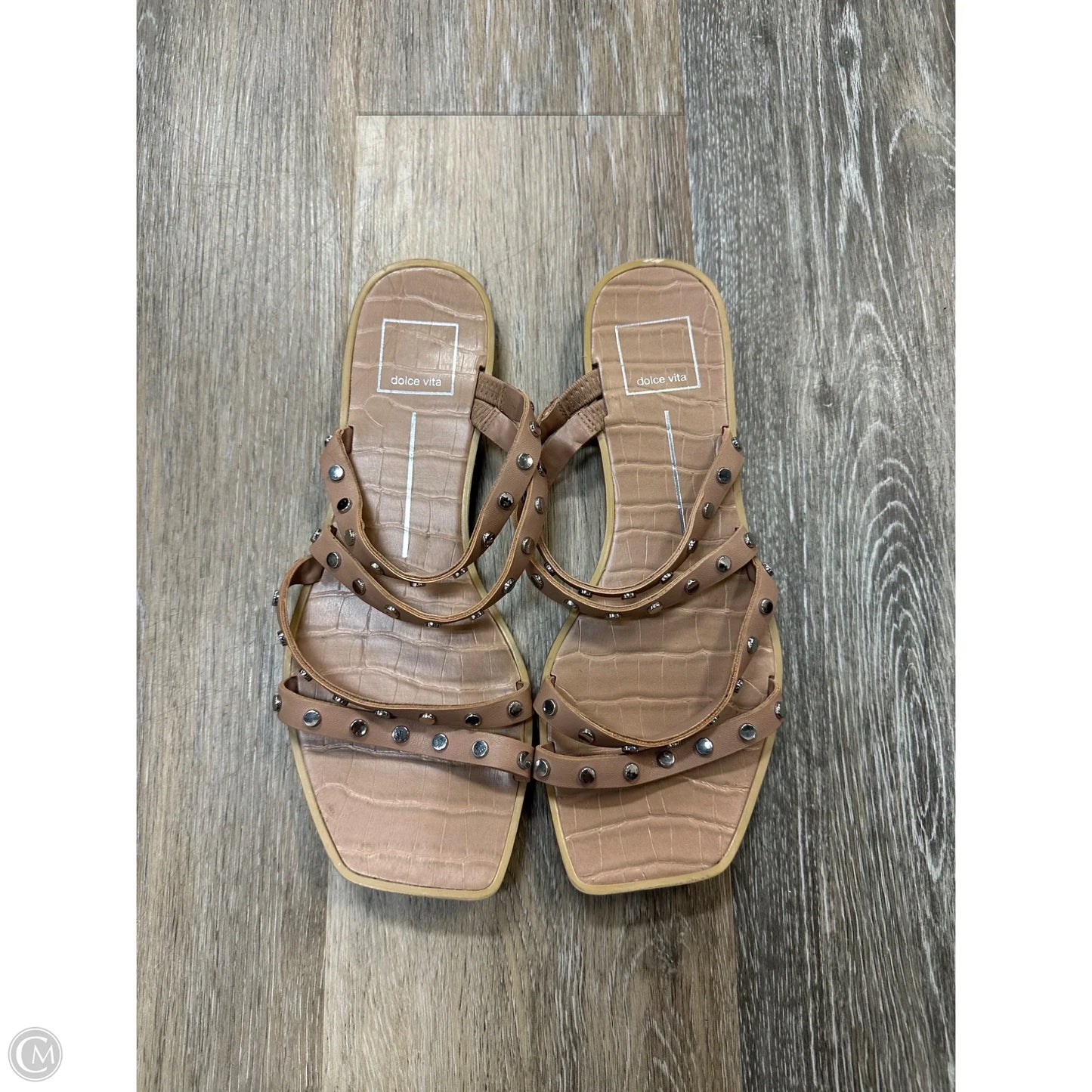 Sandals Flats By Dolce Vita In Tan, Size: 7.5