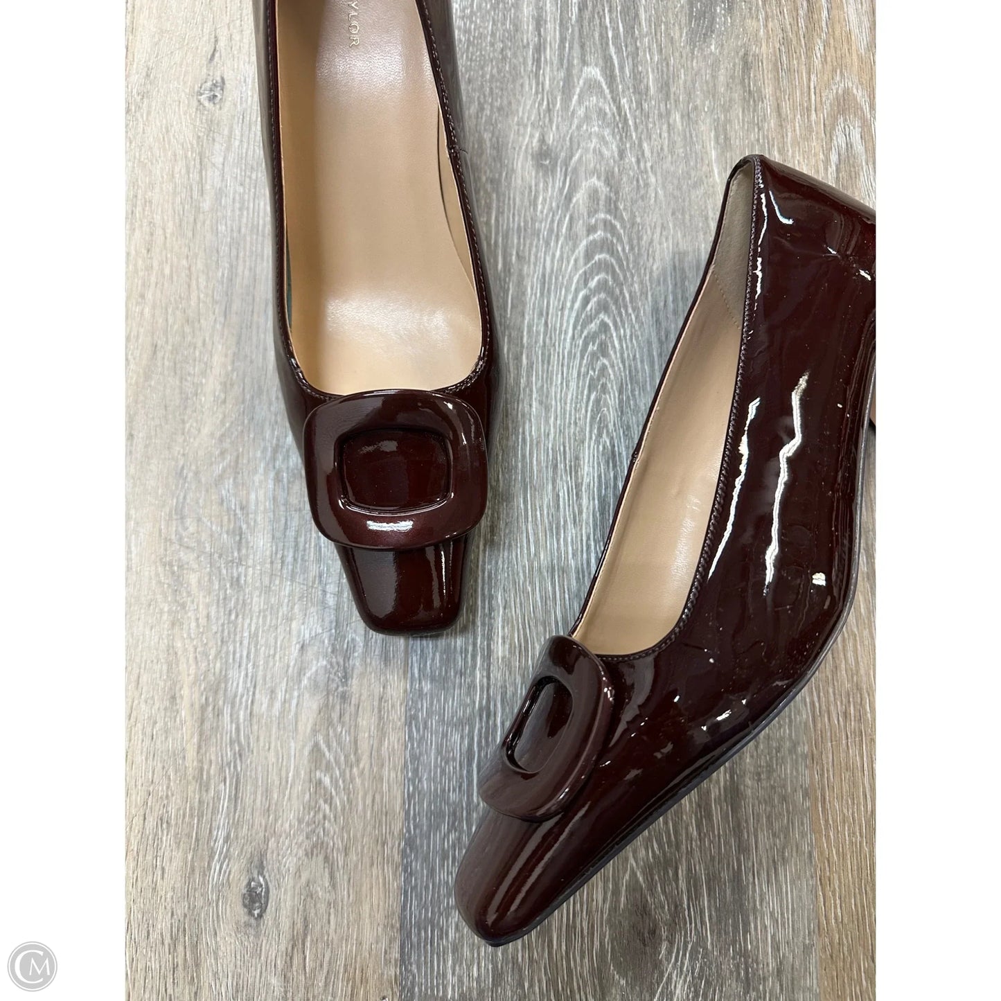 Shoes Heels Block By Ann Taylor In Red, Size: 9