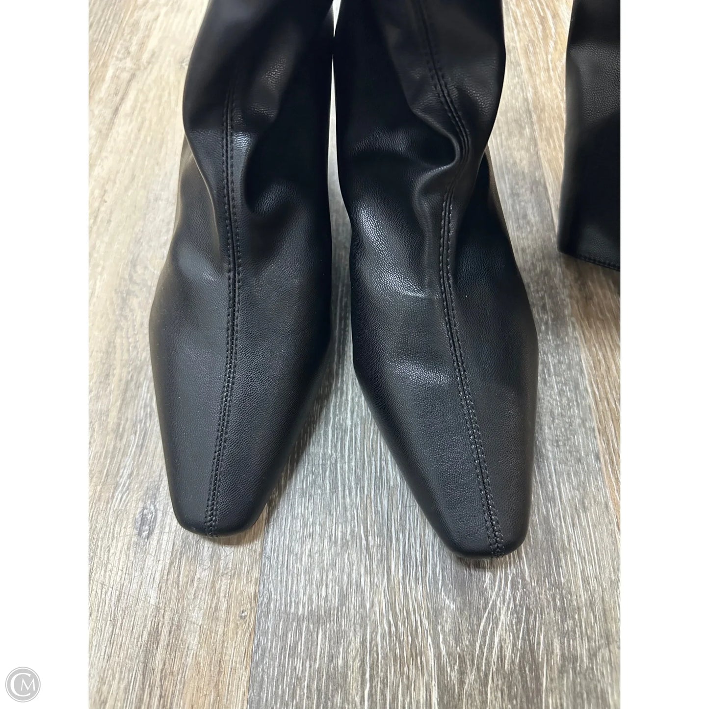 Boots Knee Heels By Banana Republic In Black, Size: 9