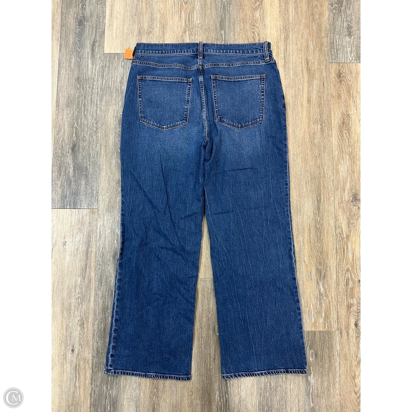 Jeans Wide Leg By J. Crew In Blue Denim, Size: 14