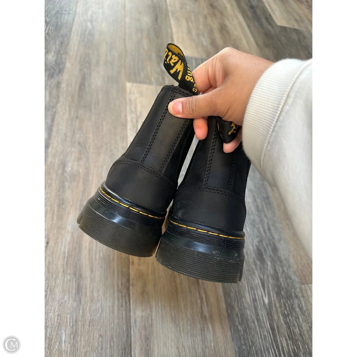 Boots Ankle Heels By Dr Martens In Black, Size: 8