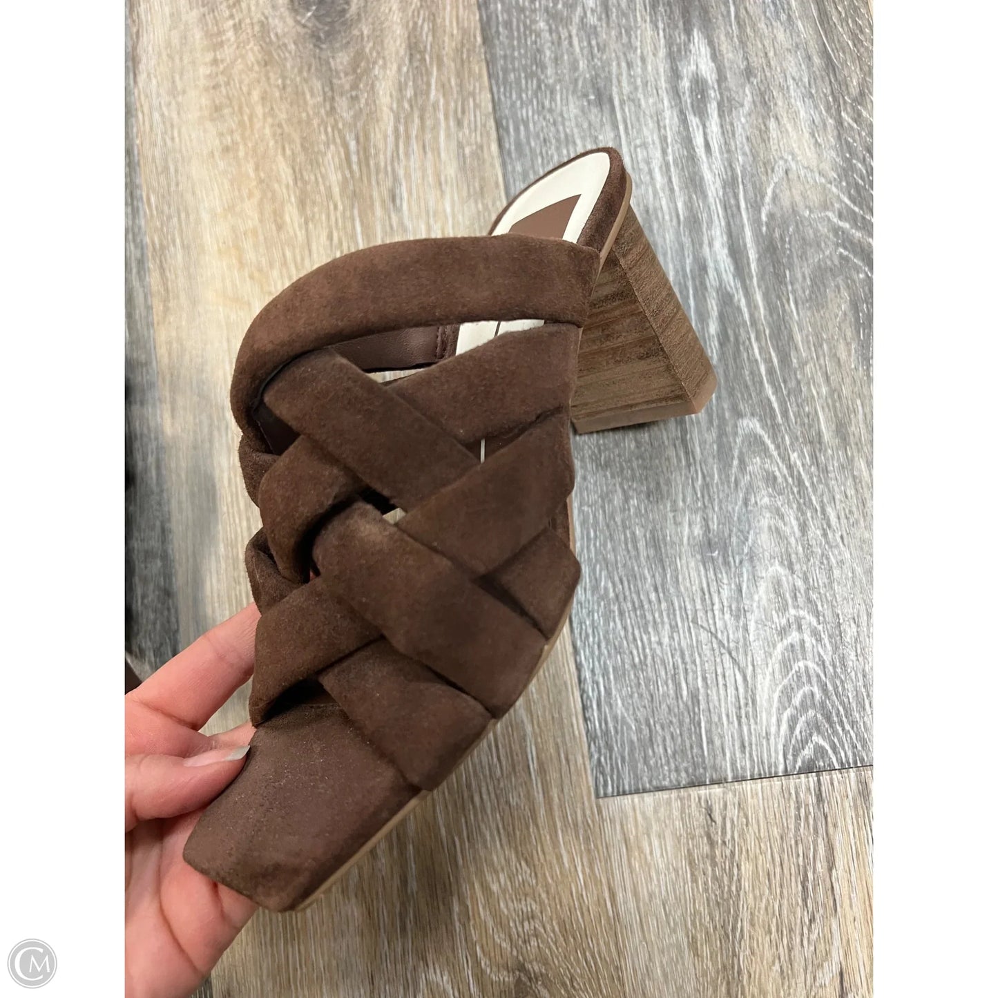 Sandals Heels Block By Dolce Vita In Brown, Size: 6