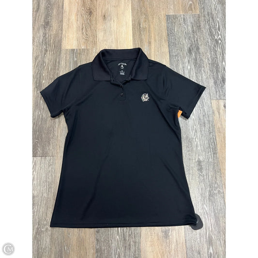 Athletic Top Short Sleeve By Antigua In Black, Size: M