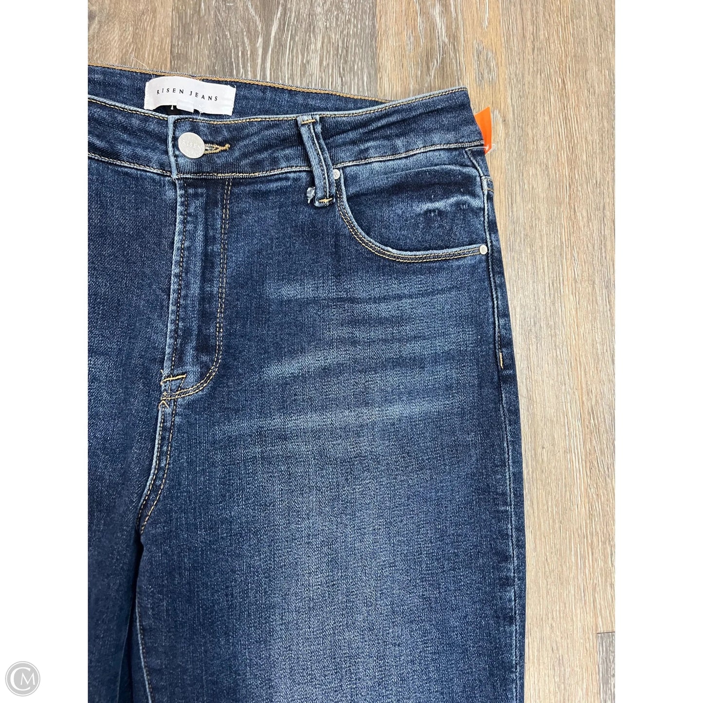 Jeans Straight By Risen In Blue Denim, Size: 12