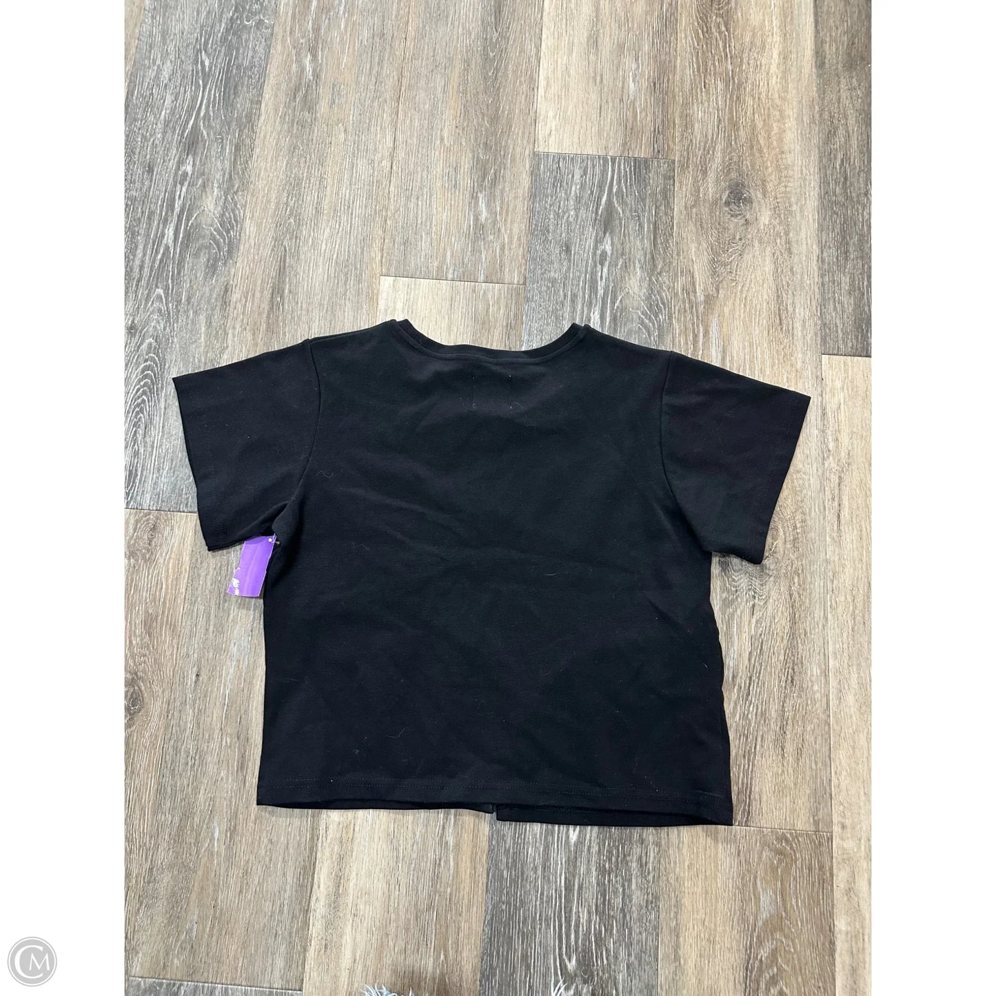Top Short Sleeve By With Jean In Black, Size: L