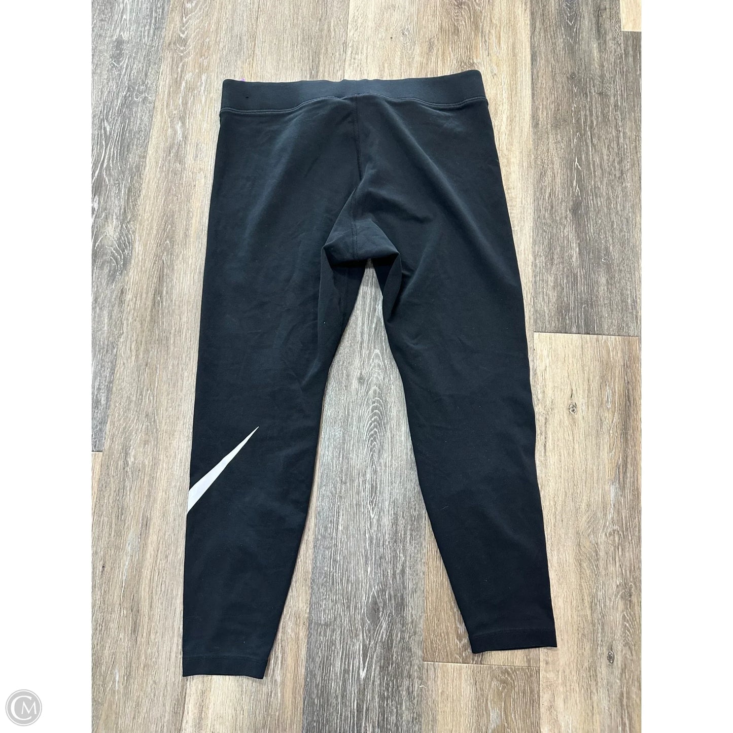 Athletic Leggings By Nike In Black, Size: 1x