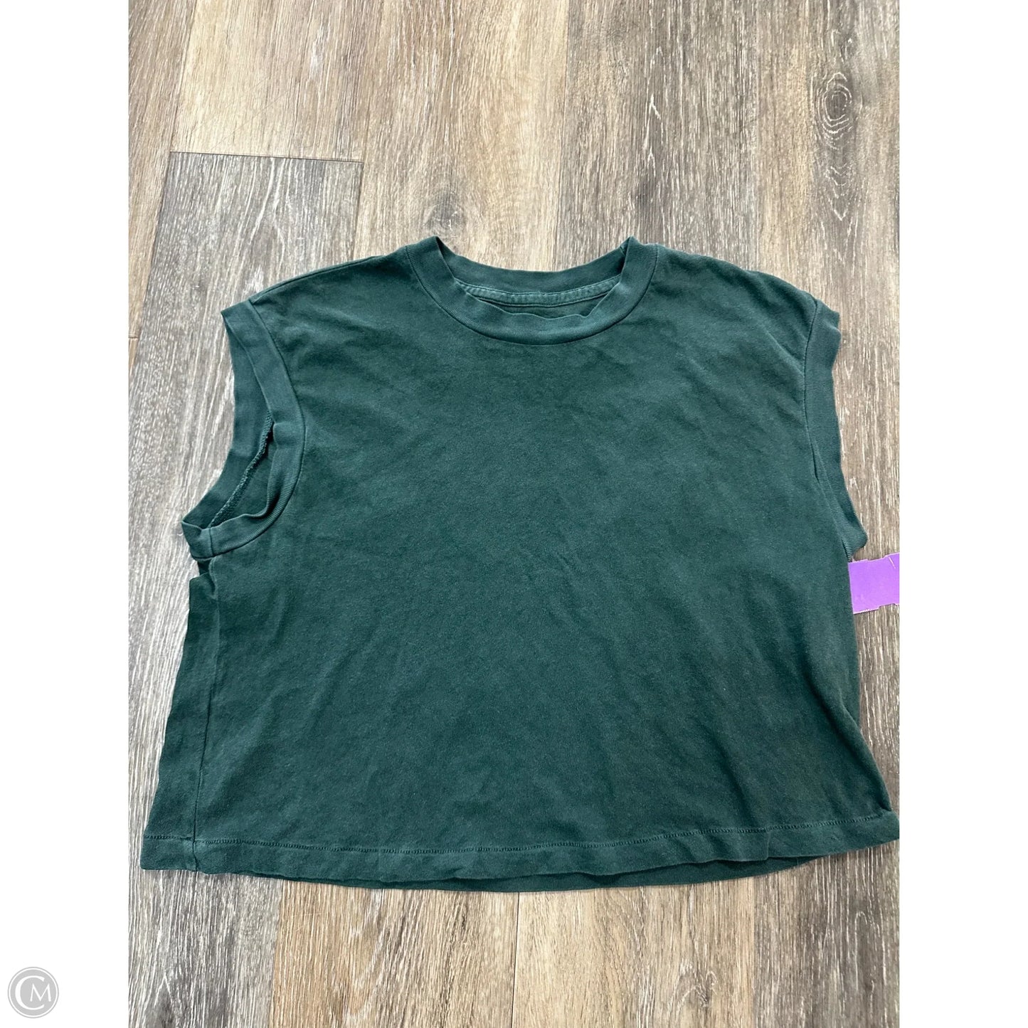 Top Short Sleeve By The Great. In Green, Size: Xs