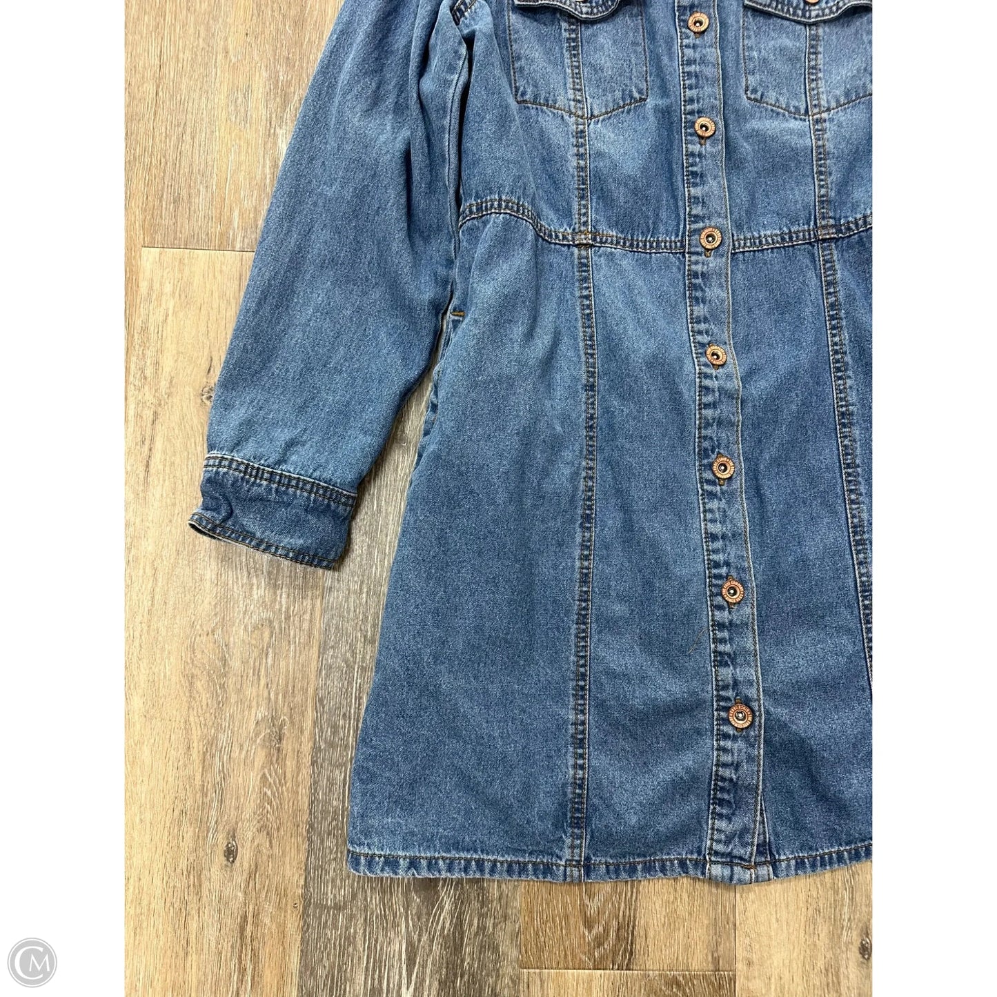 Dress Designer By Frye In Blue Denim, Size: M