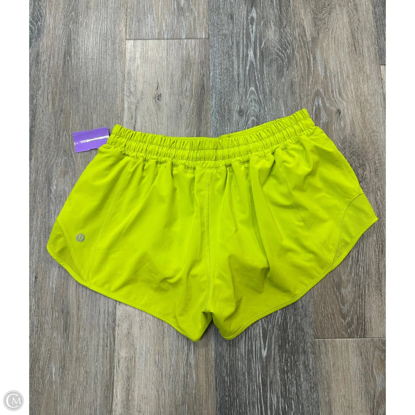 Athletic Shorts By Lululemon In Green, Size: 10