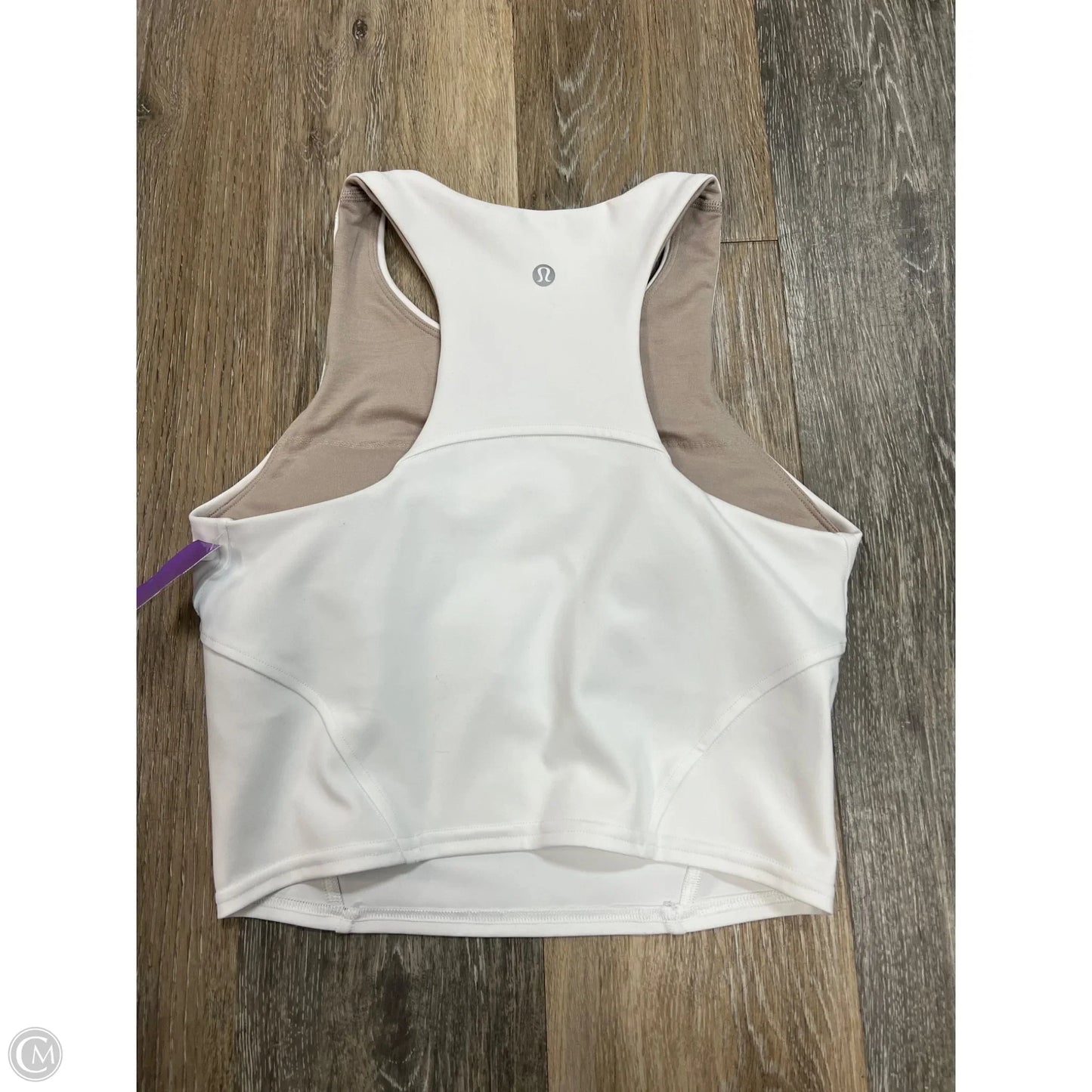 Athletic Tank Top By Lululemon In White, Size: 6