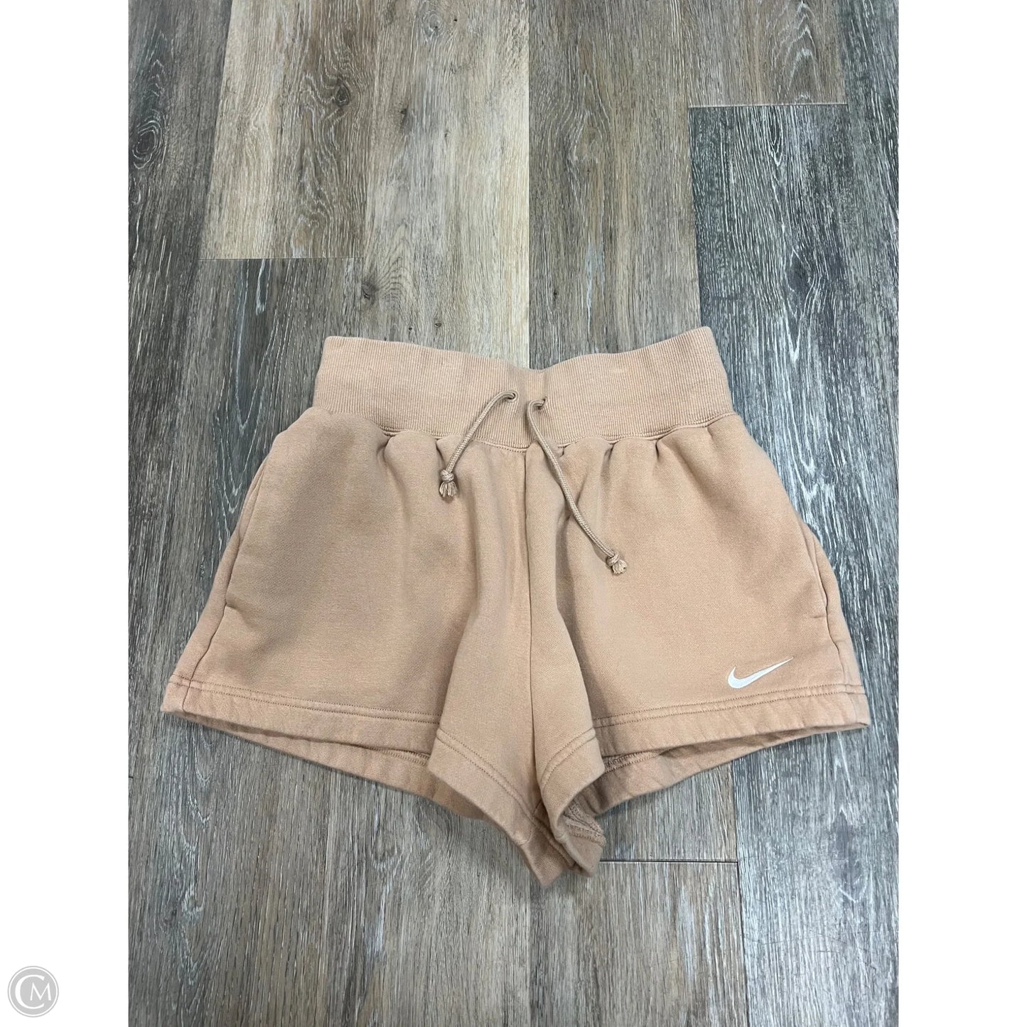 Athletic Shorts By Nike In Tan, Size: M