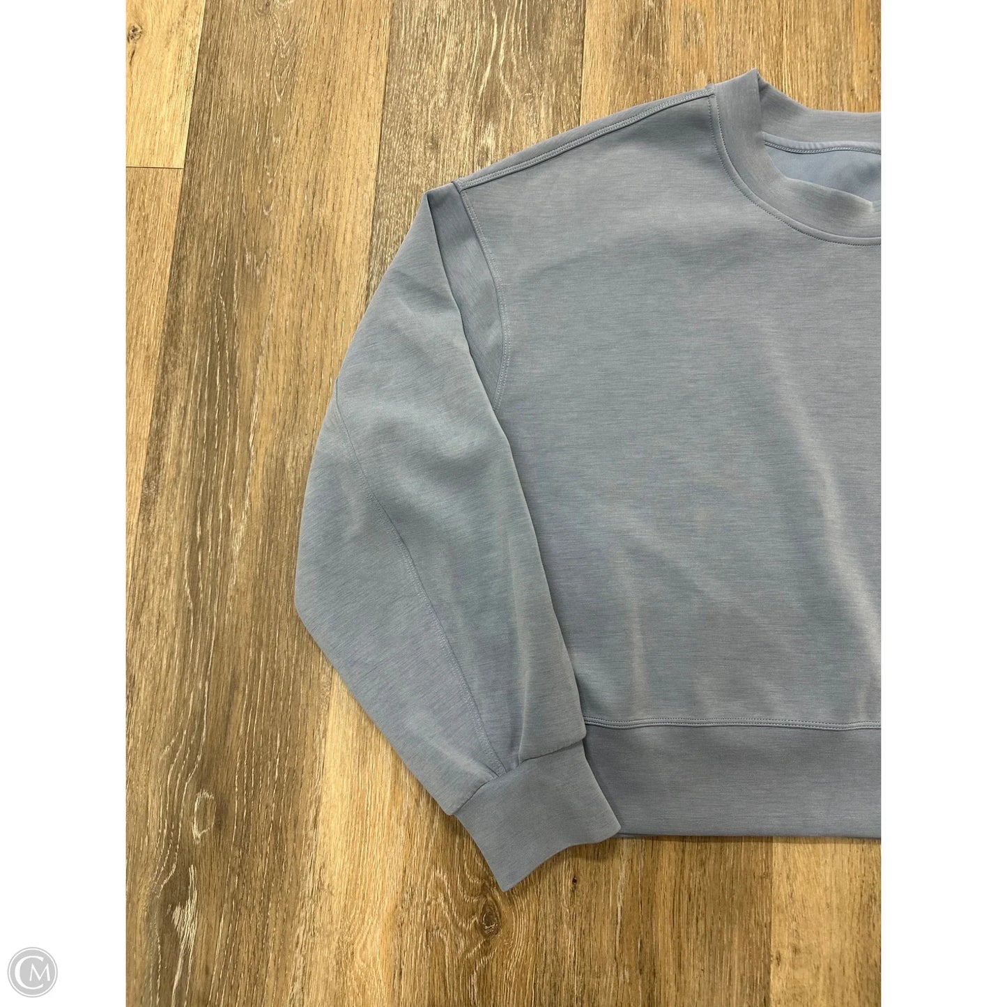 Athletic Sweatshirt Crewneck By Lululemon In Blue, Size: 4