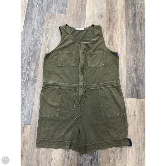 Romper By Rae Mode In Green, Size: Xl