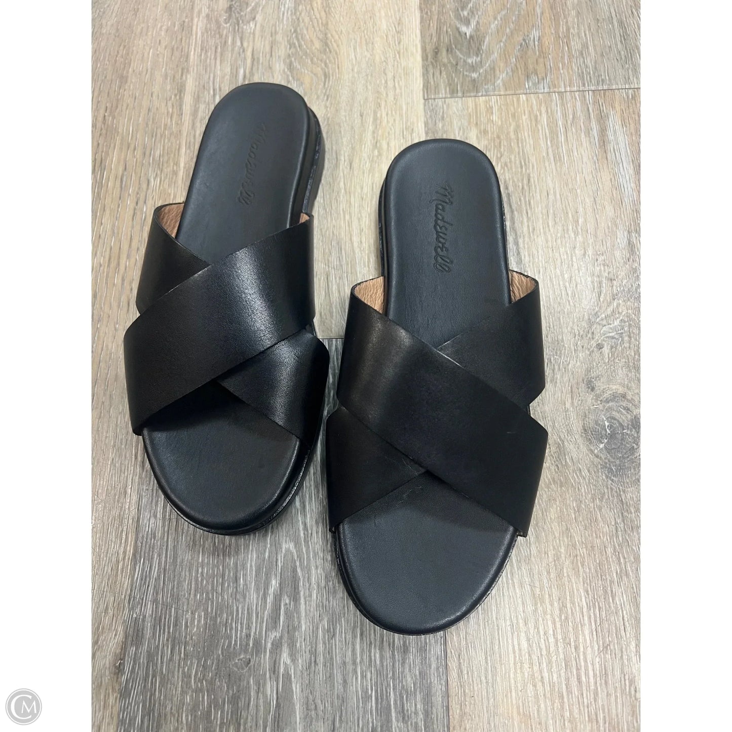 Sandals Flats By Madewell In Black, Size: 6.5