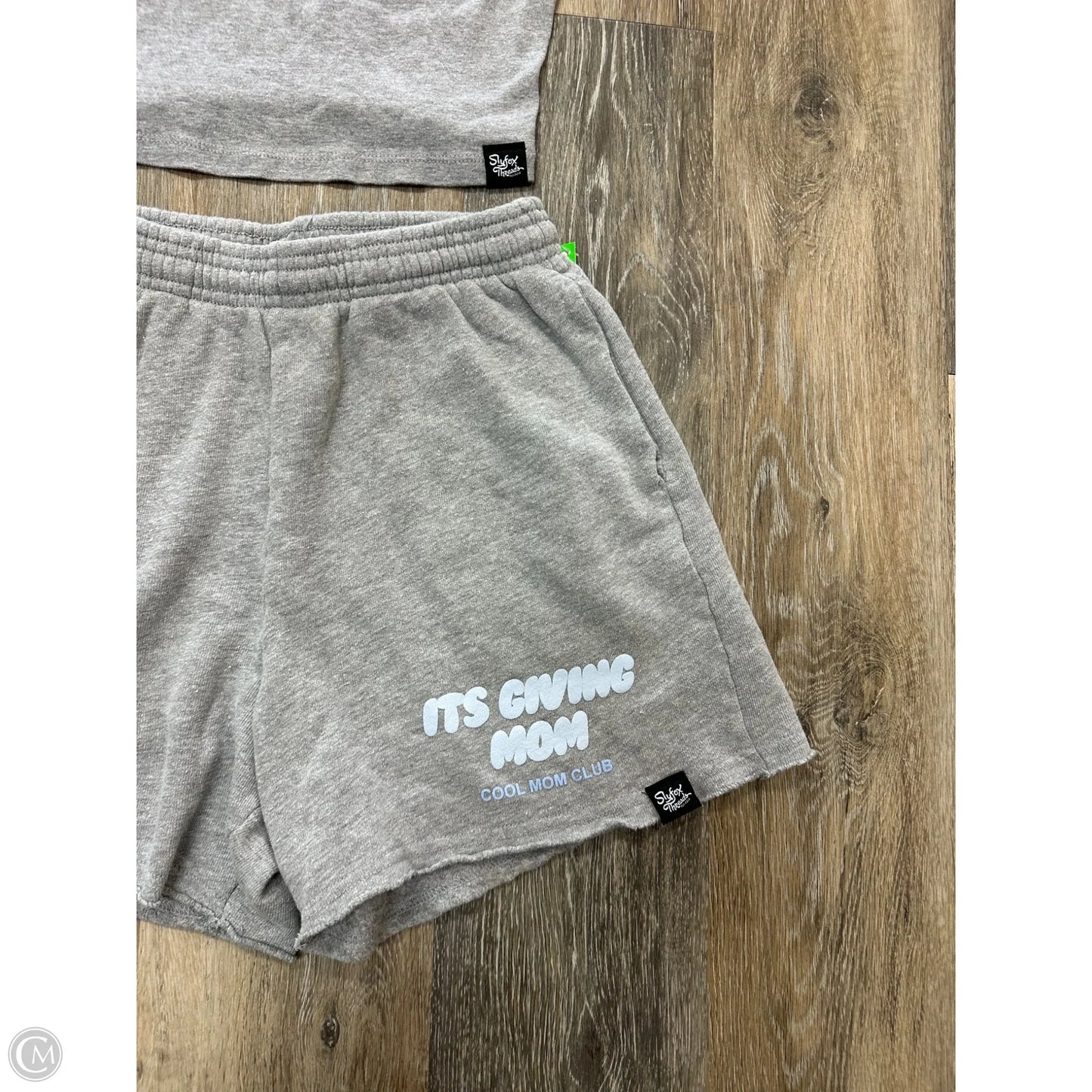 Shorts Set By Slyfox Threads In Grey, Size: S