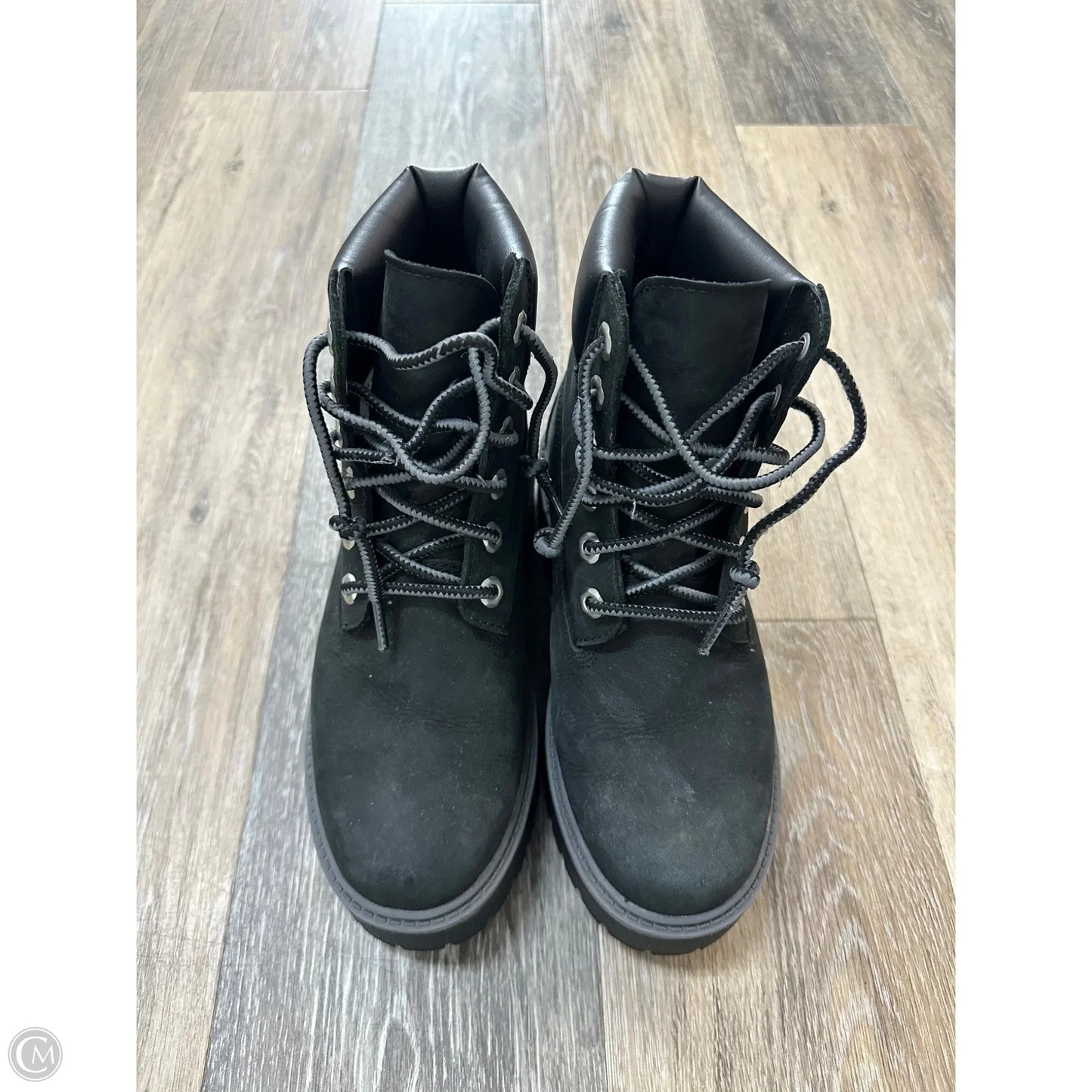 Boots Ankle Heels By Timberland In Black, Size: 6