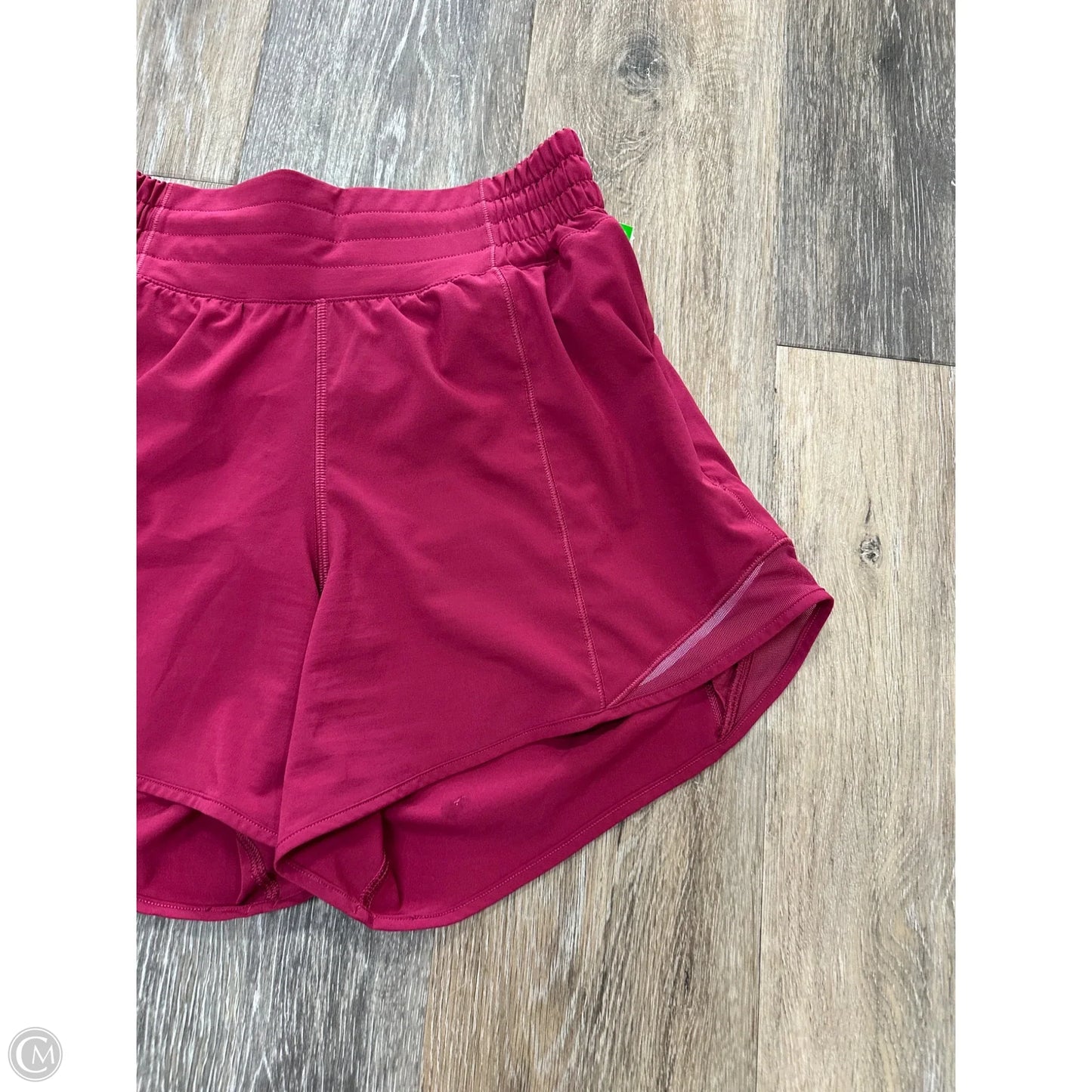 Athletic Shorts By Lululemon In Pink, Size: 4