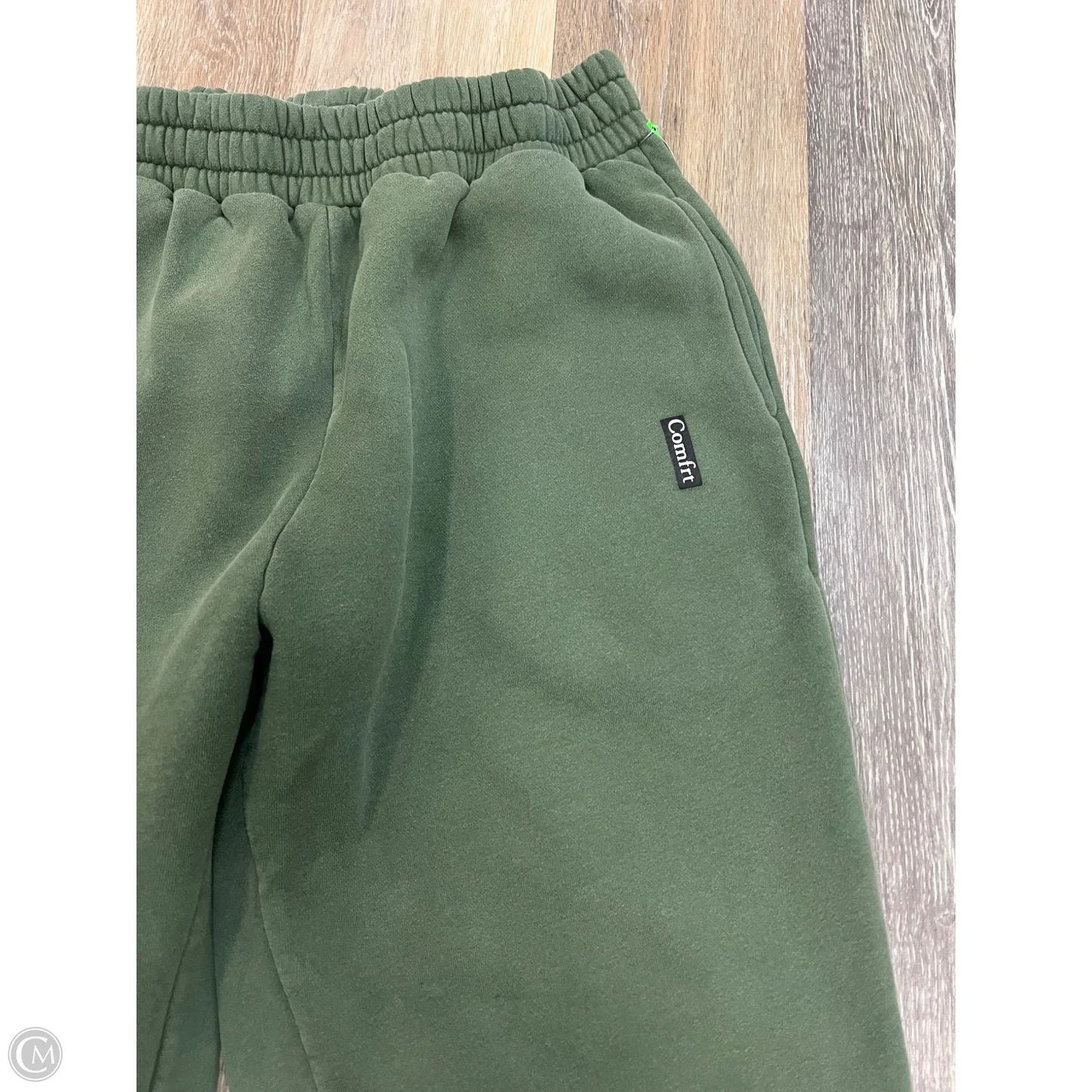 Athletic Pants By Comfrt In Green, Size: L