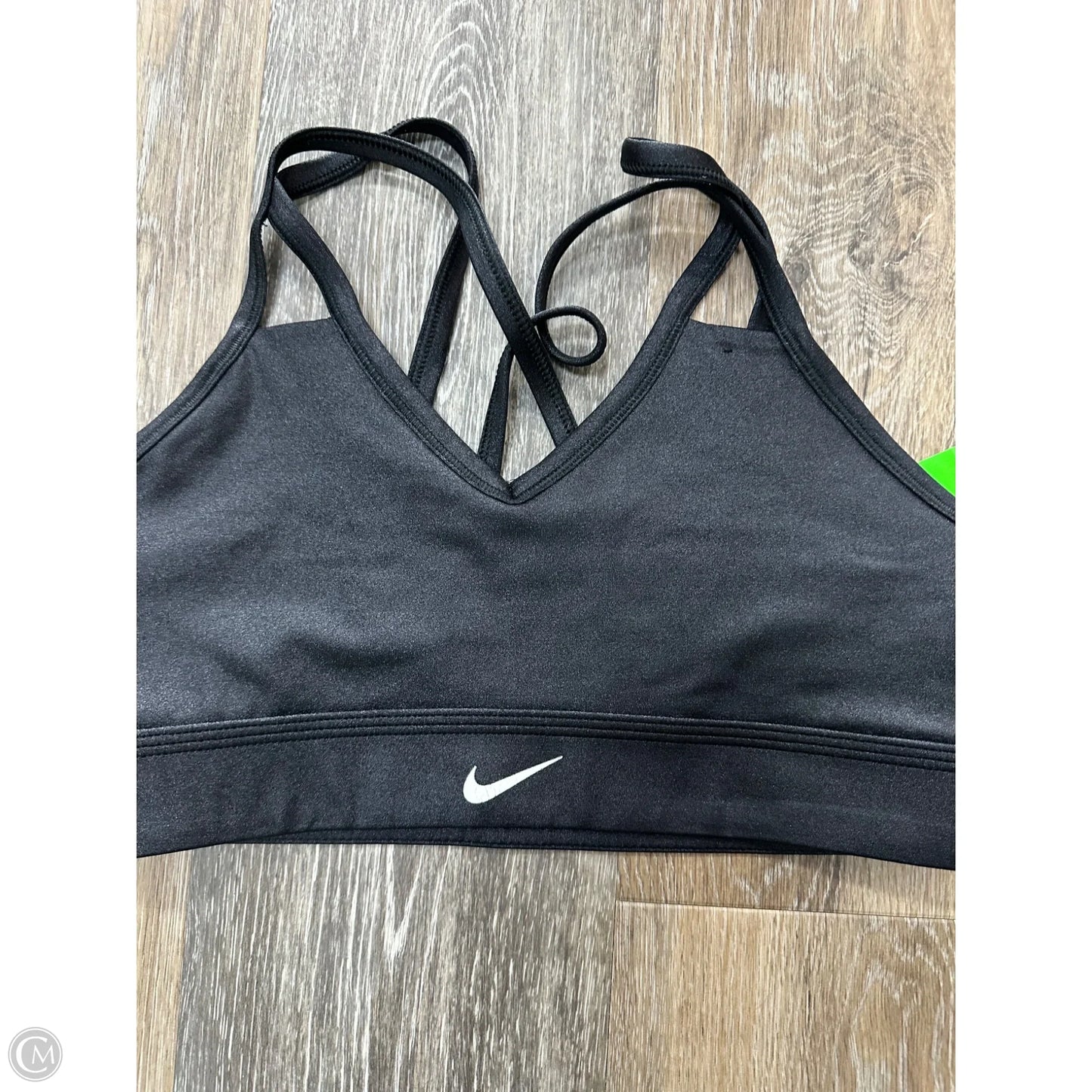 Athletic Bra By Nike In Black, Size: S