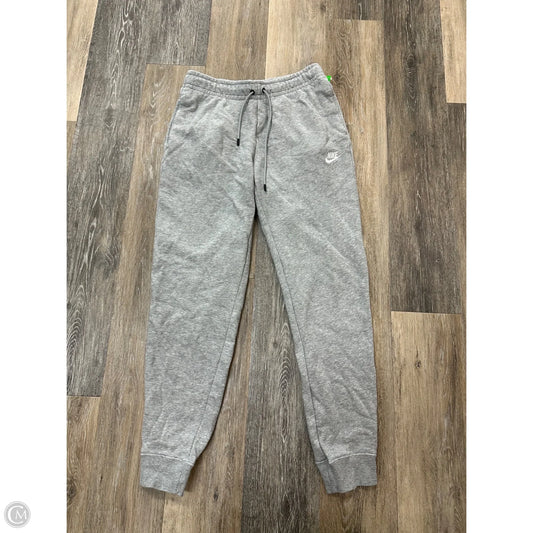 Athletic Pants By Nike Apparel In Grey, Size: S