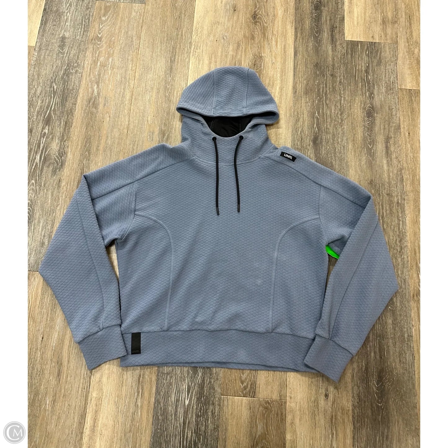 Athletic Sweatshirt Hoodie By UNRL In Blue, Size: L