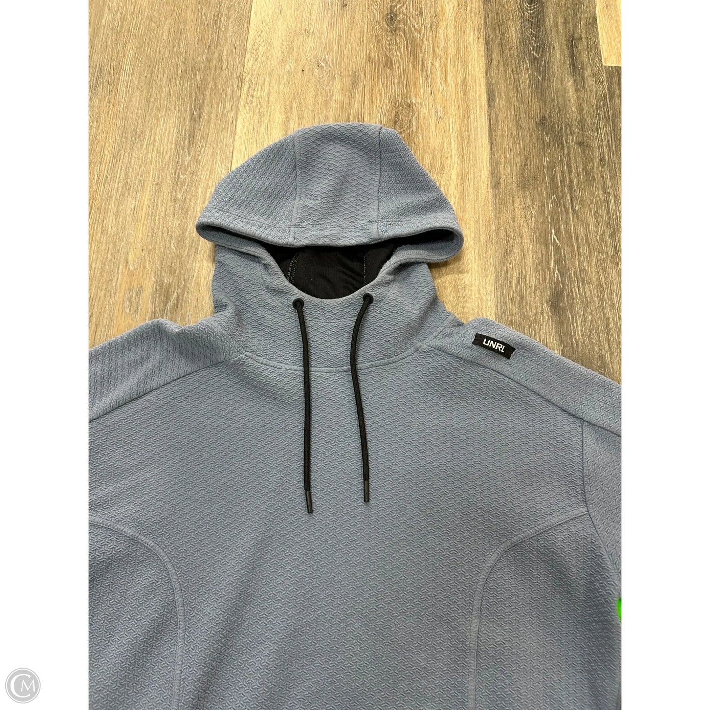 Athletic Sweatshirt Hoodie By UNRL In Blue, Size: L