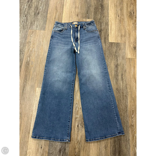 Jeans Wide Leg By Kut In Blue Denim, Size: 4