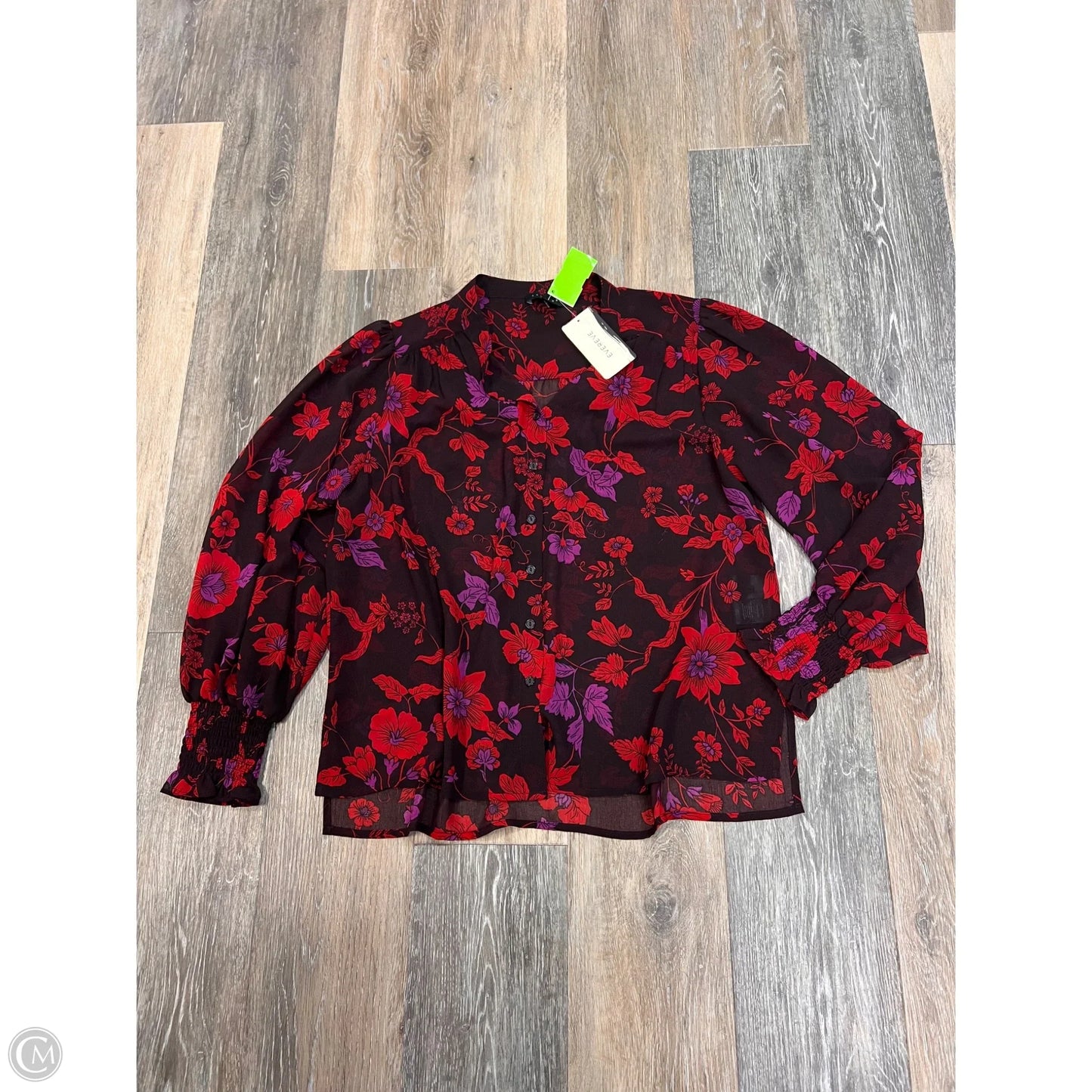 Blouse Long Sleeve By Sanctuary In Red, Size: Xs