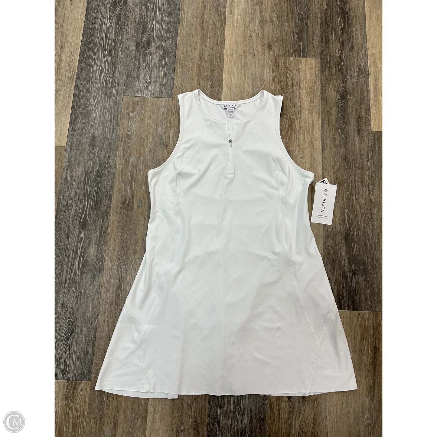 Athletic Dress By Athleta In White, Size: Xl