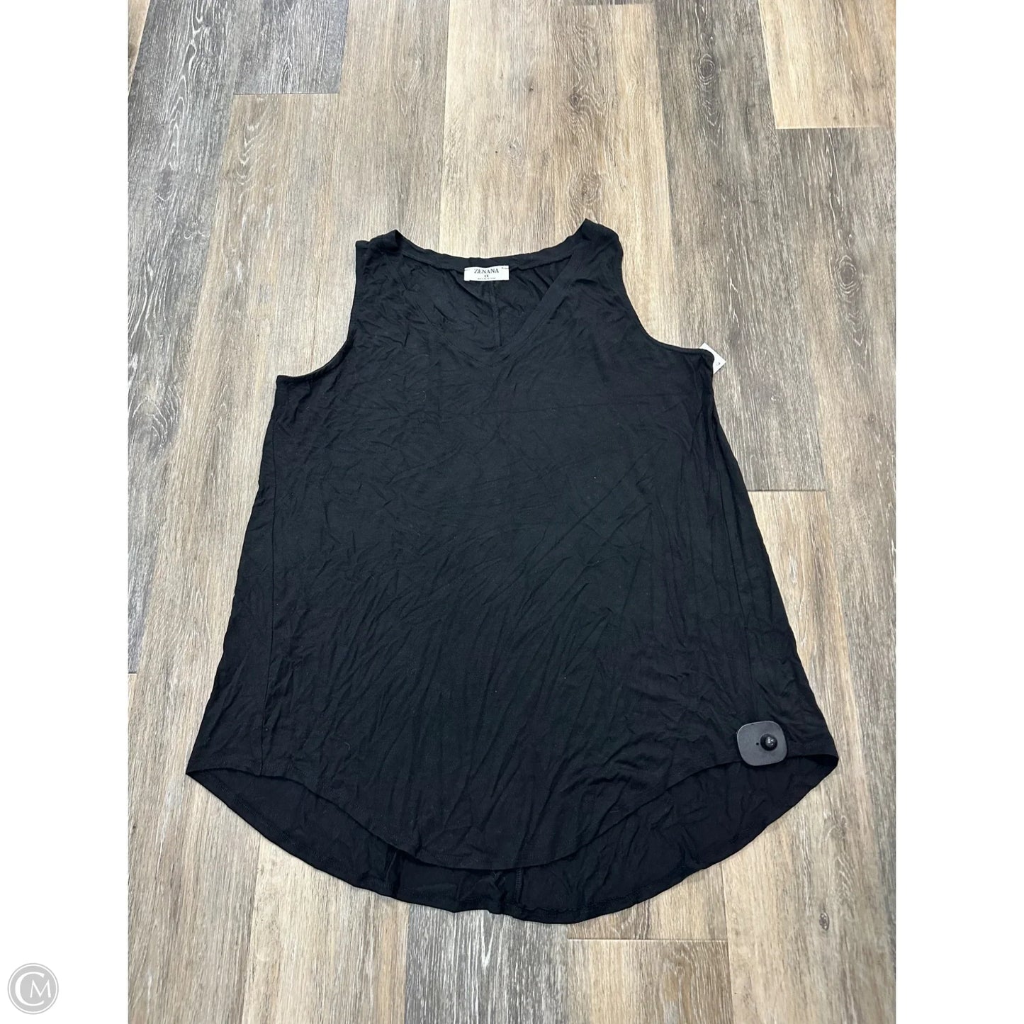 Tank Top By Zenana Outfitters In Black, Size: 1x