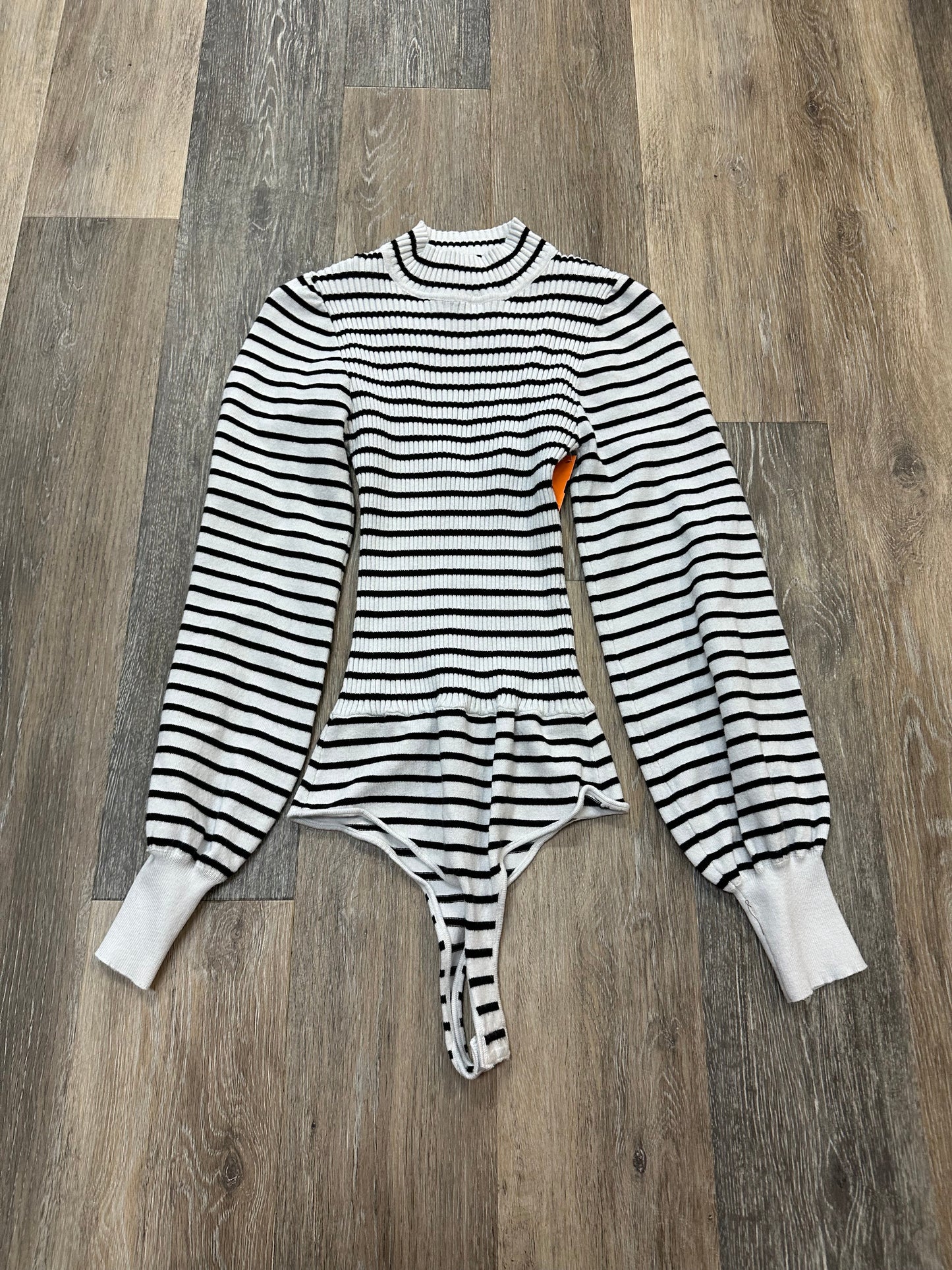 Bodysuit By The Nines In Striped Pattern, Size: S