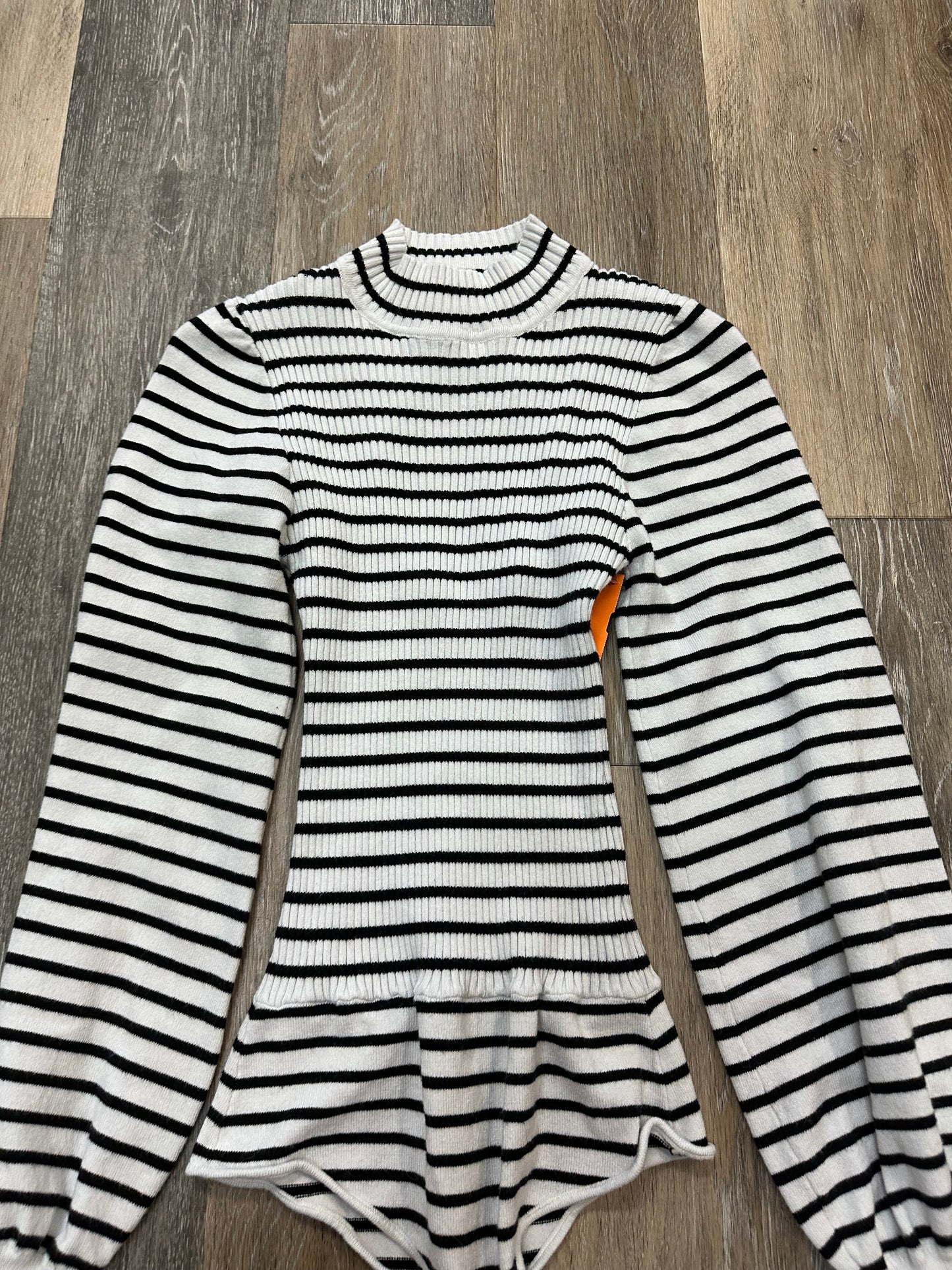 Bodysuit By The Nines In Striped Pattern, Size: S