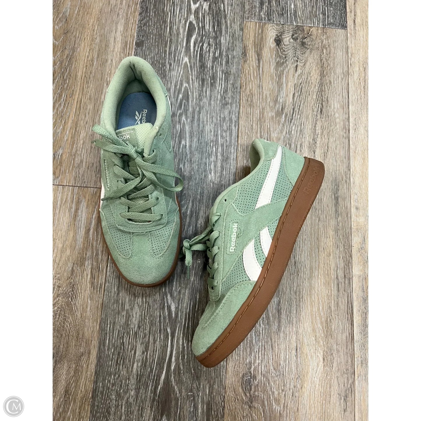 Shoes Sneakers By Reebok In Green, Size: 7