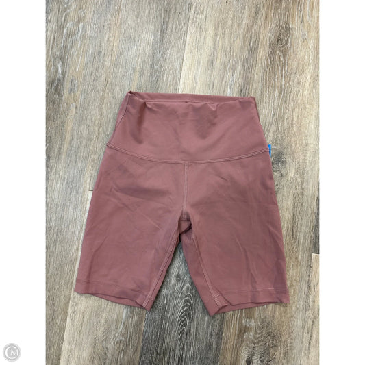 Athletic Shorts By Lululemon In Pink, Size: 6