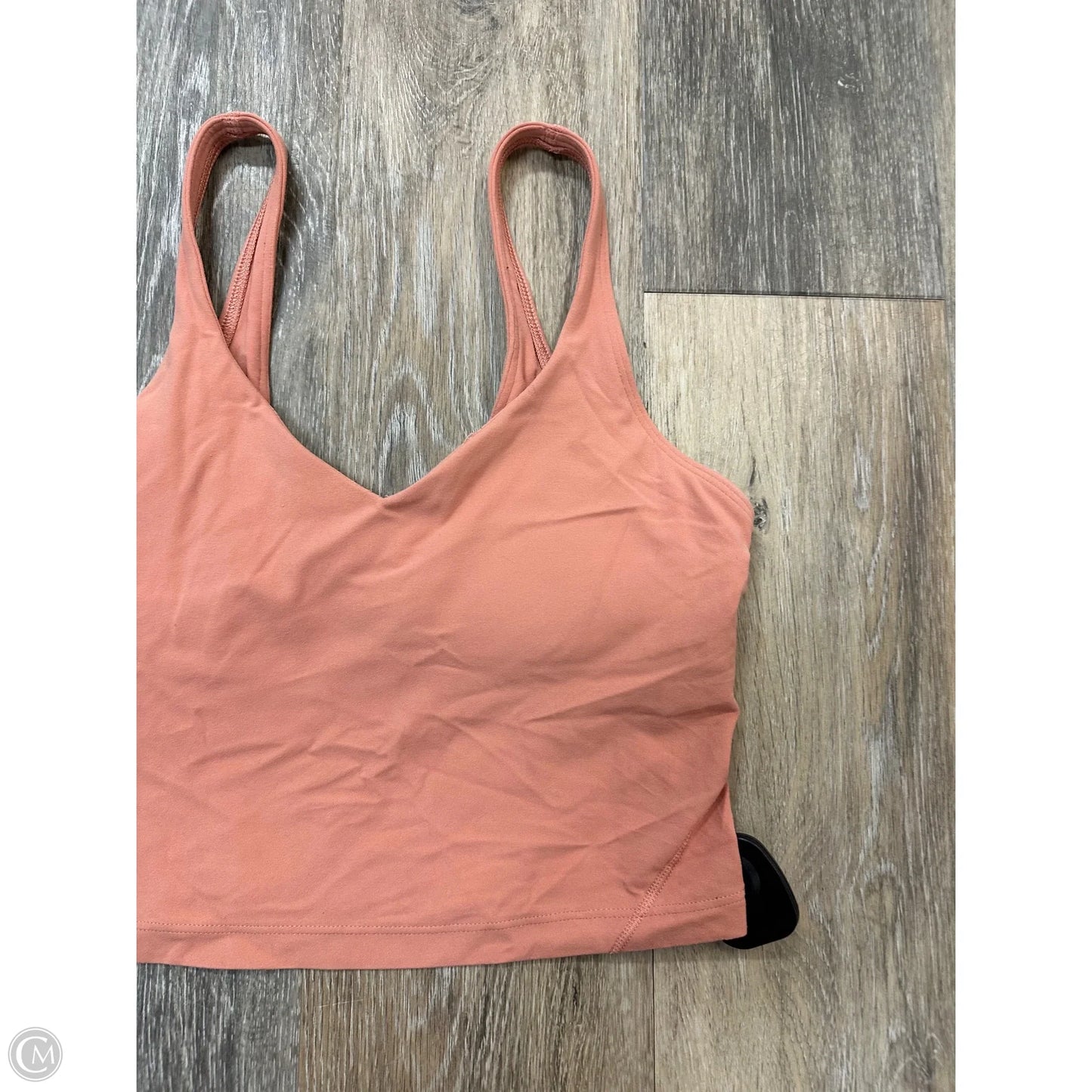 Athletic Tank Top By Lululemon In Orange, Size: 6