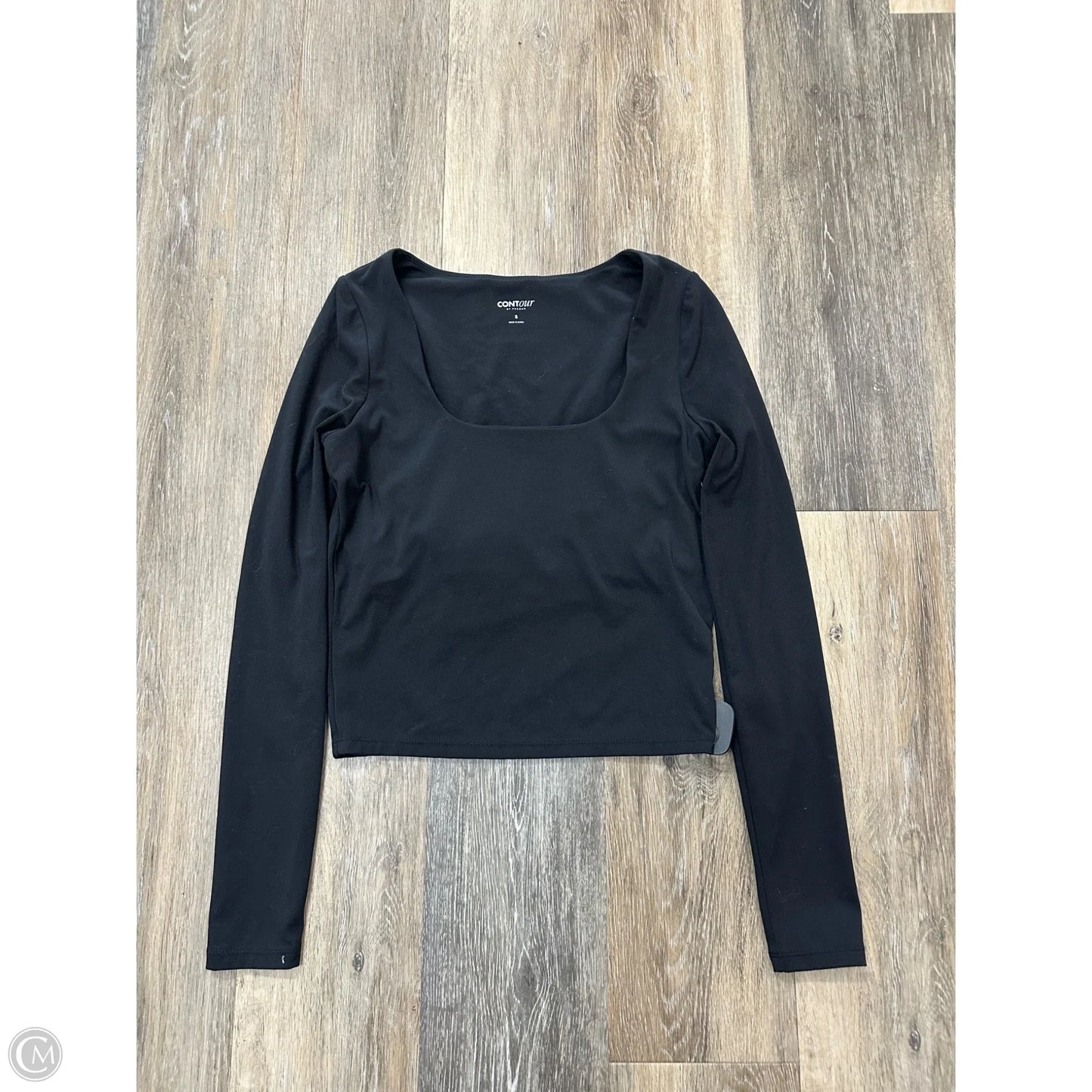 Top Long Sleeve By Pacsun In Black, Size: S