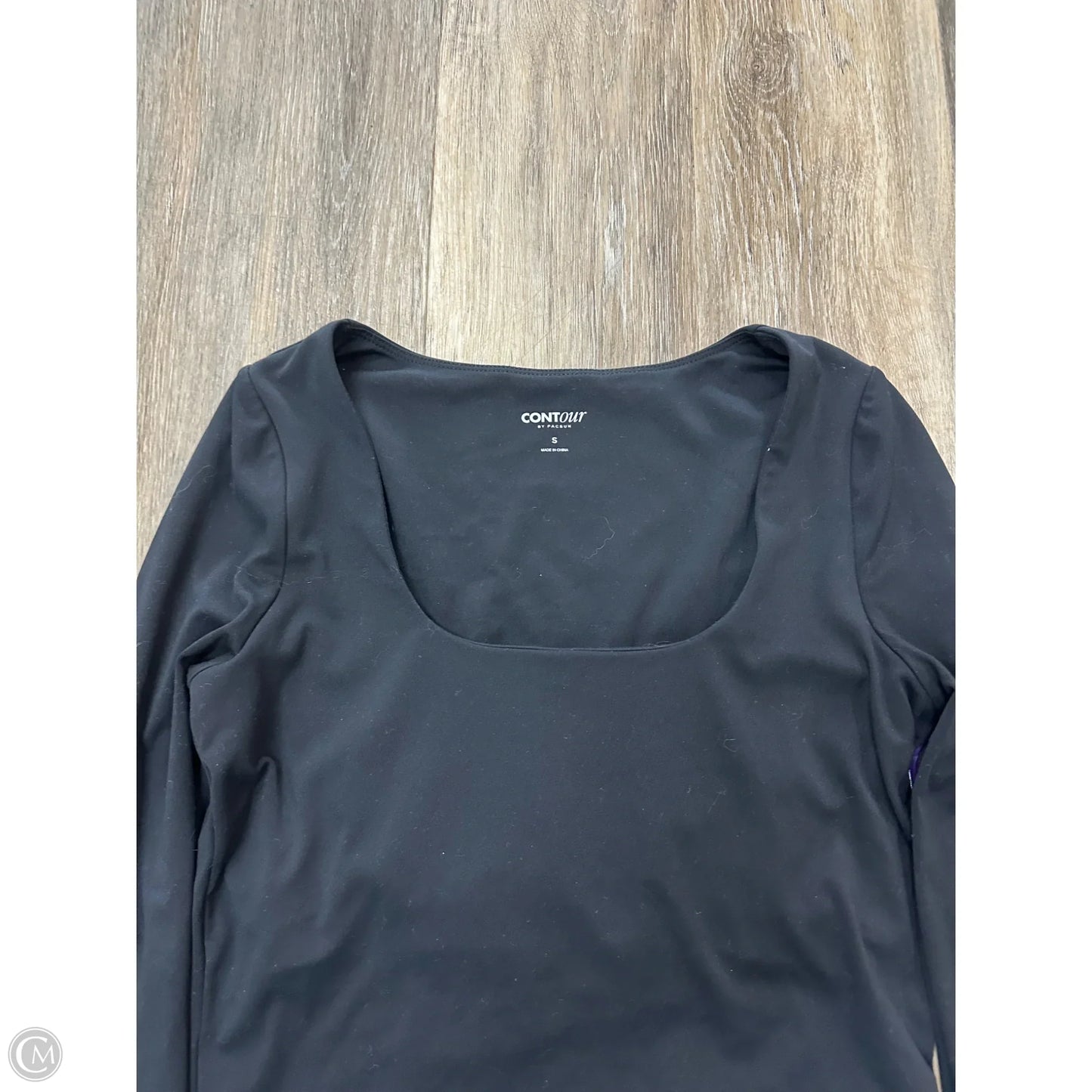 Top Long Sleeve By Pacsun In Black, Size: S