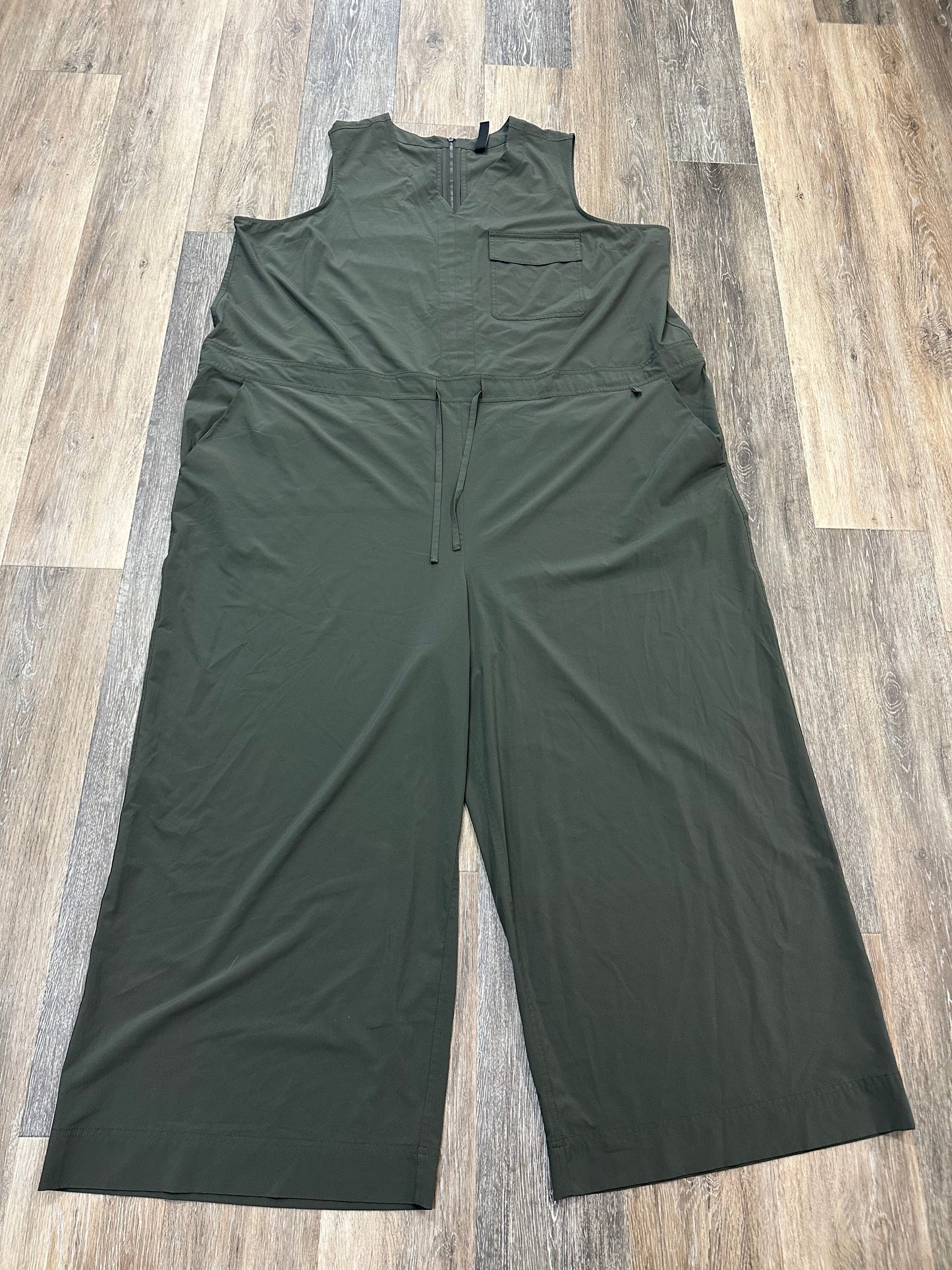 Green Jumpsuit Athleta, Size 3x