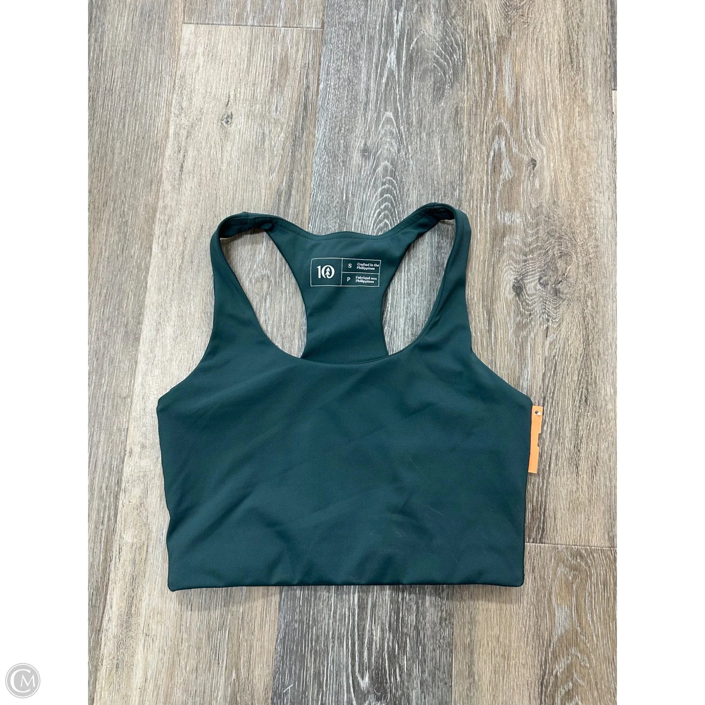 Athletic Bra By Ten Tree In Green, Size: S