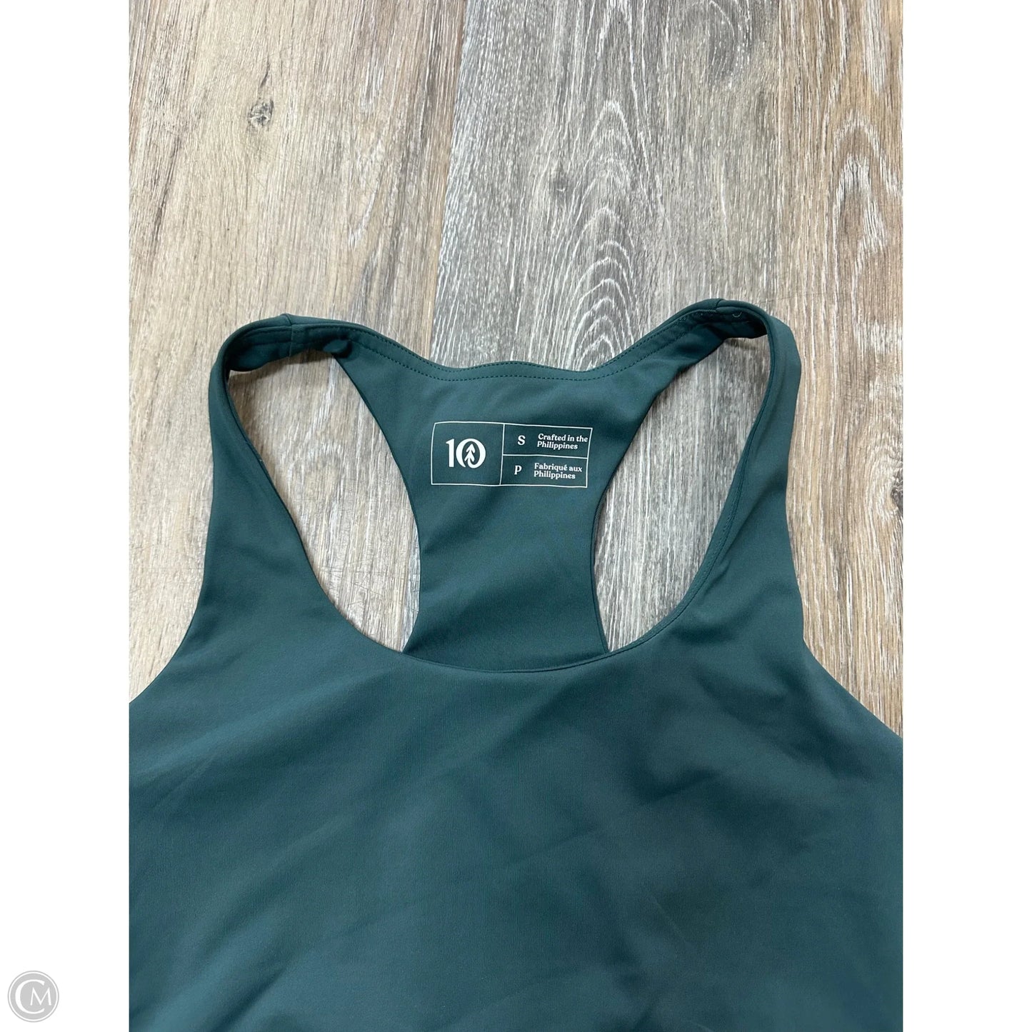 Athletic Bra By Ten Tree In Green, Size: S