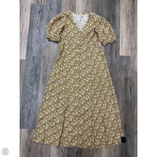 -Dress Casual Maxi By Faherty In Floral Print, Size: M