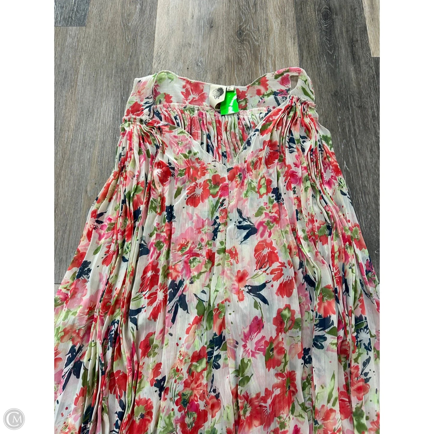 Dress Casual Short By Anthropologie In Floral Print, Size: M