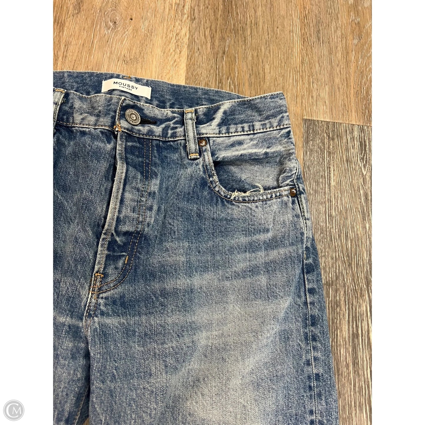 Jeans Boyfriend By Moussy In Blue Denim, Size: 4/27
