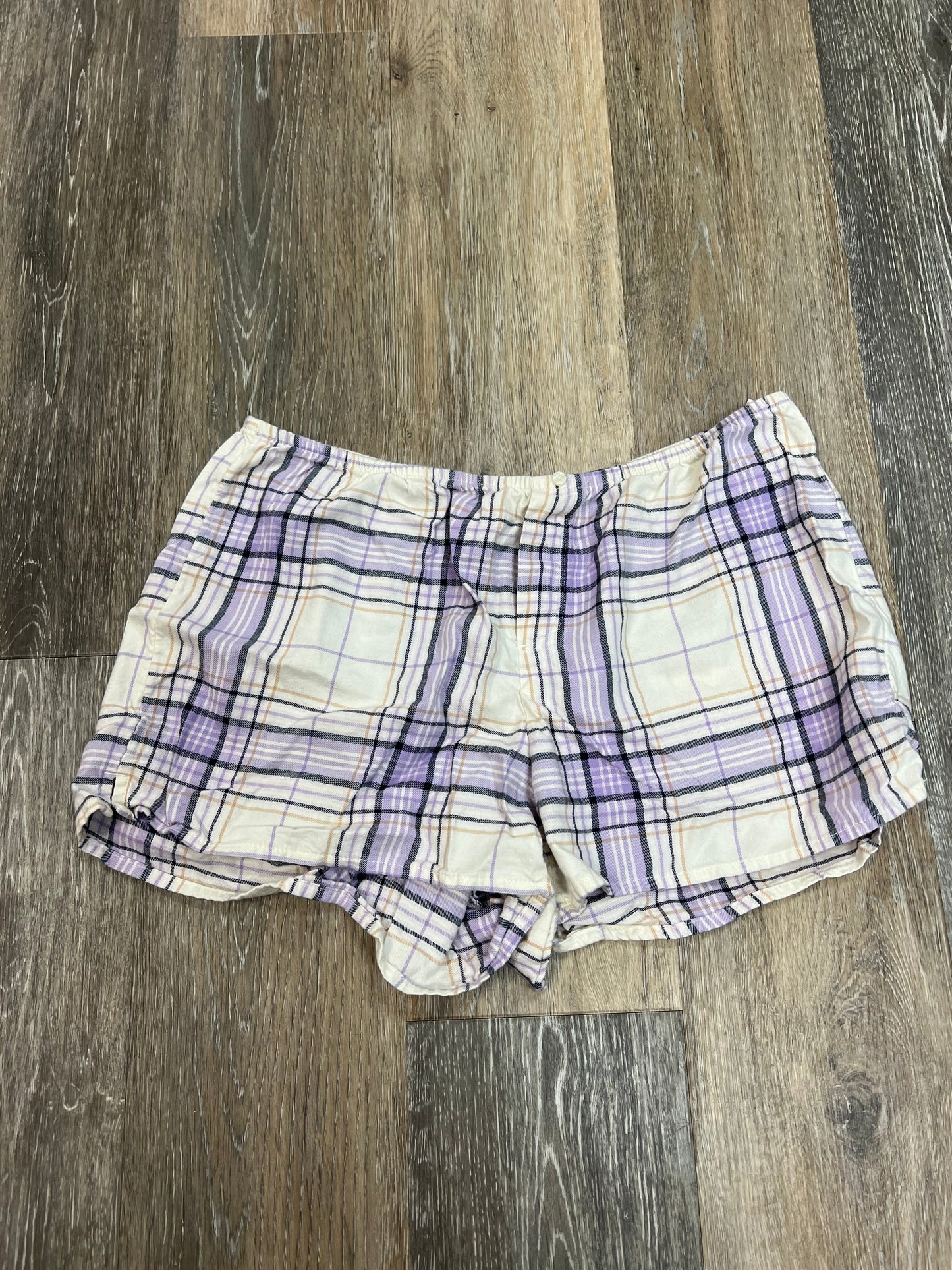 Plaid Pattern Shorts Aerie, Size S