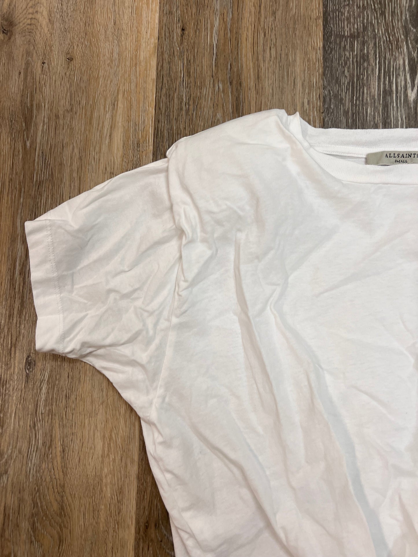 Top Short Sleeve By All Saints In White, Size: S