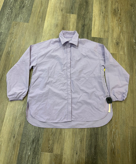 Jacket Windbreaker By Wilo In Purple, Size: S