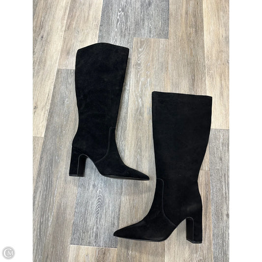 Boots Knee Heels By Steve Madden In Black, Size: 10