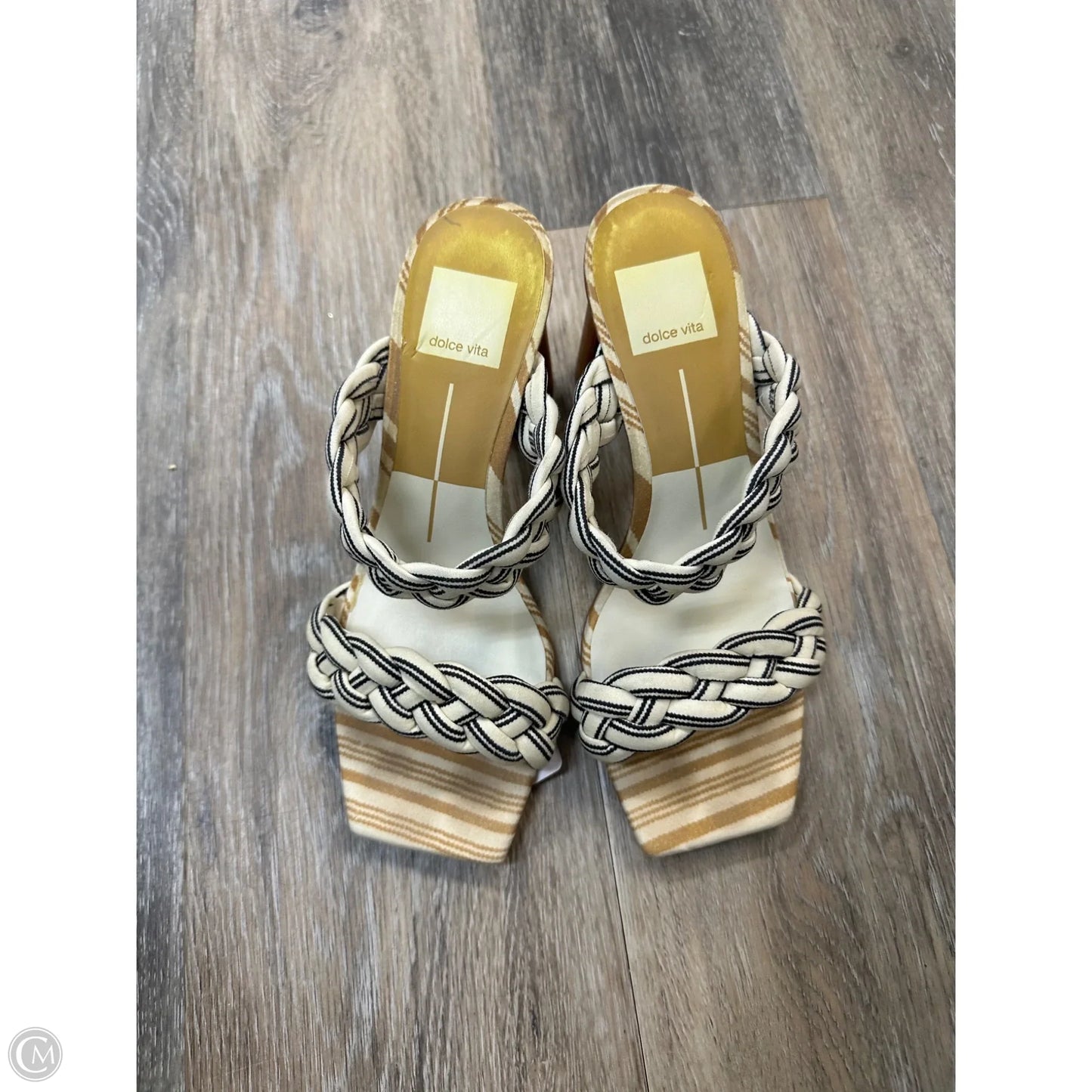 Sandals Heels Block By Dolce Vita In Multi-colored, Size: 6.5