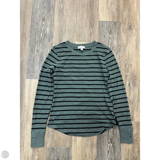 Top Long Sleeve By Evereve In Green, Size: Xs