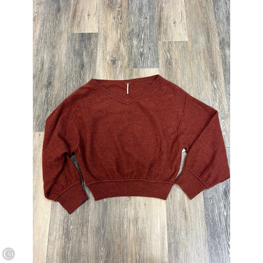 Sweater By Free People In Red, Size: S